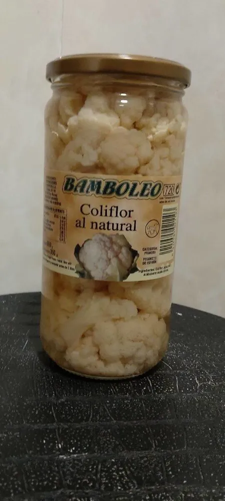 Coliflor al natural