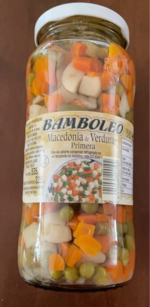 Macedonia de verduras
