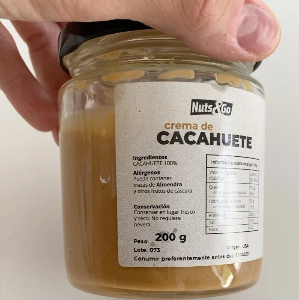 Crema de cacahuete