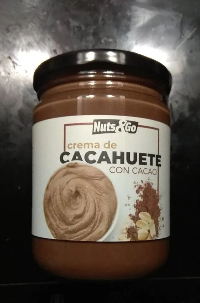 Crema de cacahuete con cacao