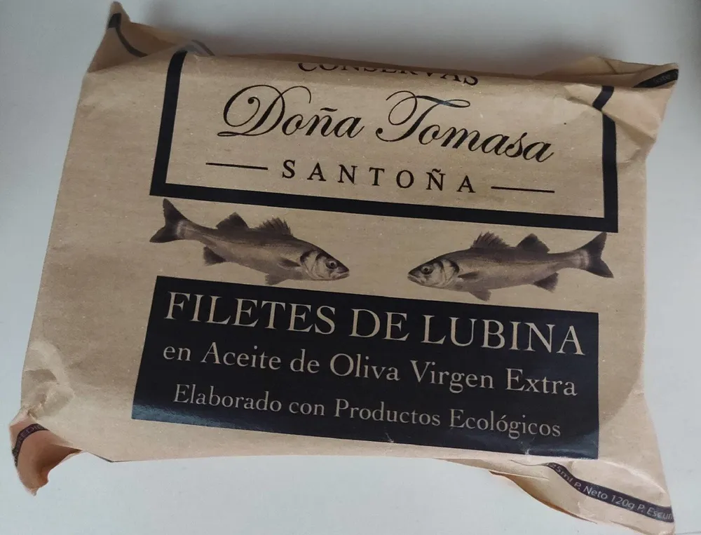 Filetes de lubina en aceite de oliva virgen extra