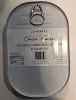 Delanteras de bonito fresco de costera en aceite de oliva