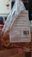 Galletas de teja de almendras