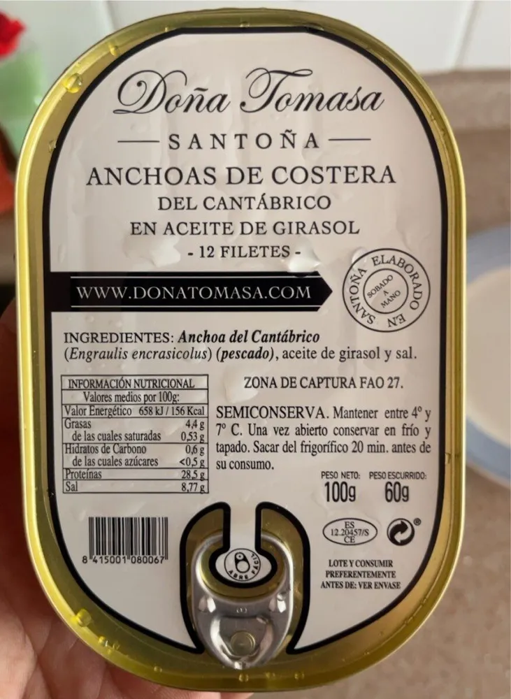 Anchoas de costera