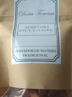 Almendra sal y vinagre . Tostados de manera tradicional.
