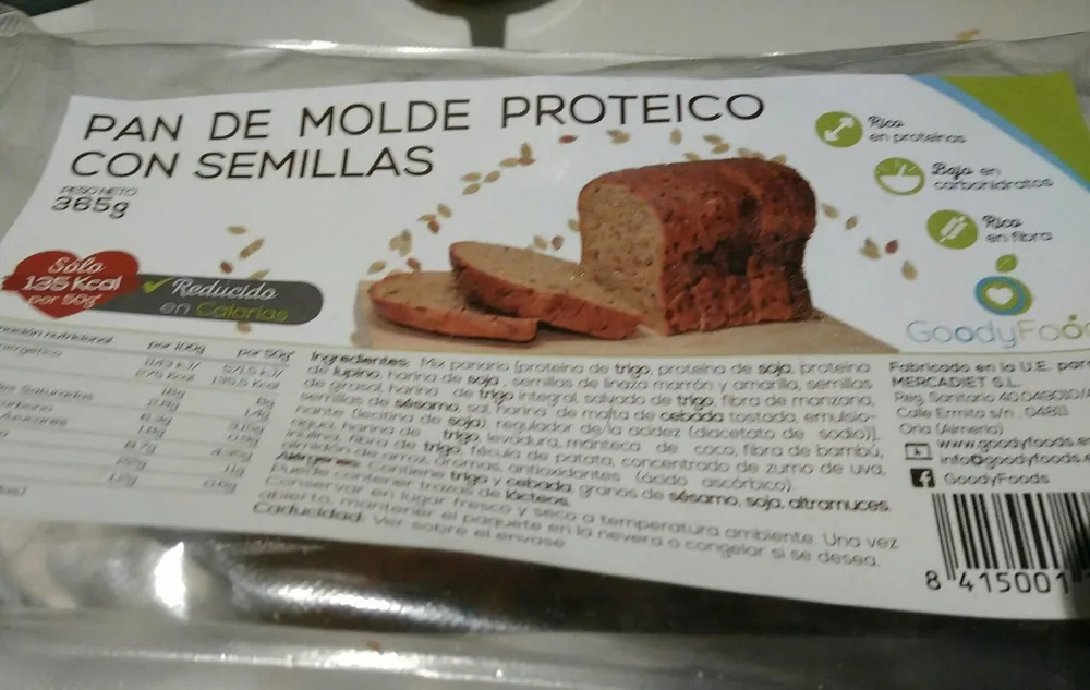 Pan proteico