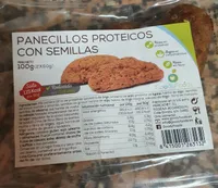 Panecillos proteicos con semillas