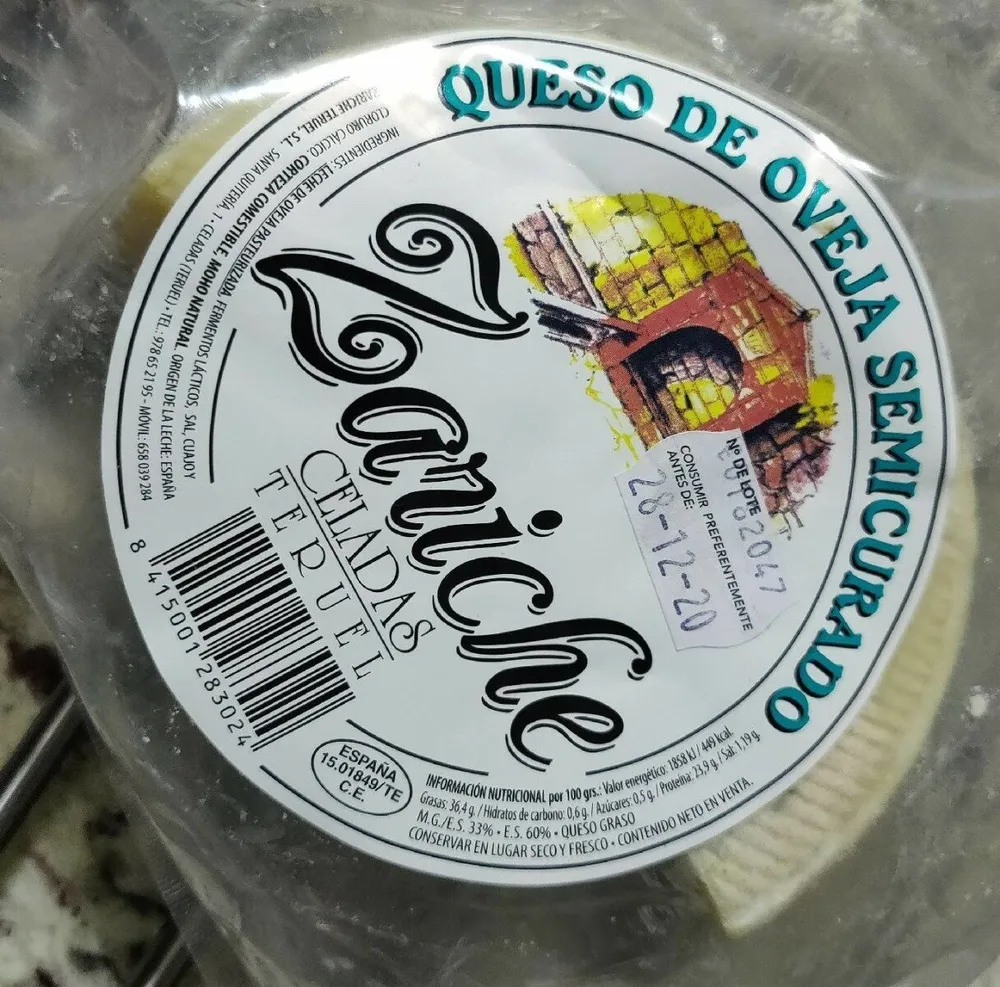 Queso de oveja semicurado