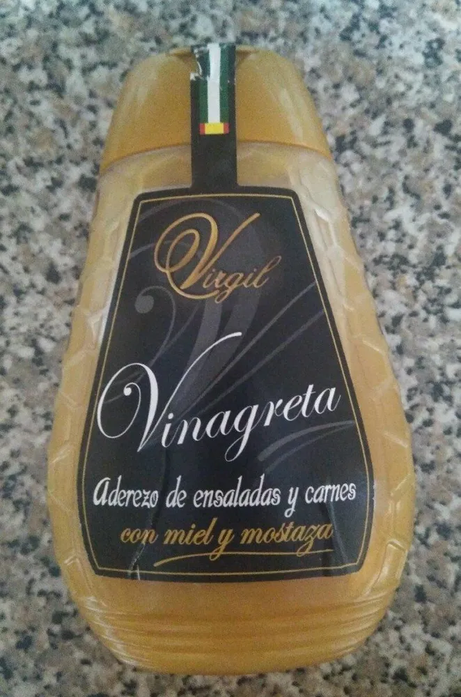 Vinagreta con miel y mostaza