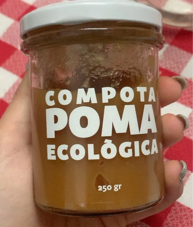 Compota poma ecològica