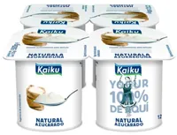 Yogur natural azucarado