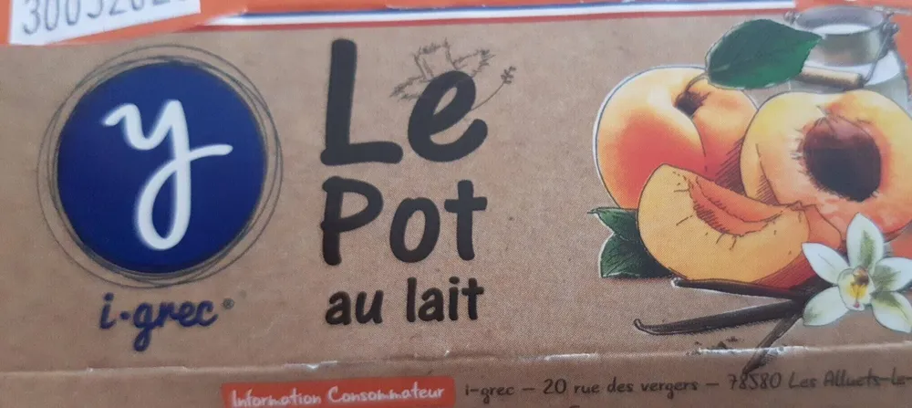 Le pot au lait abricot