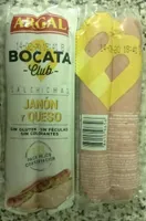 Salchichas bocata club jamón y queso