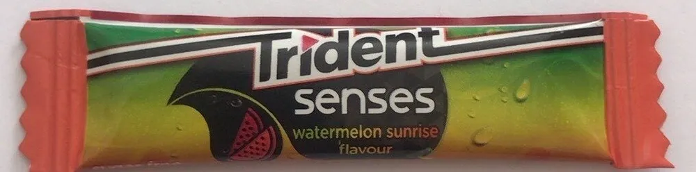 Trident senses watermelon sunrise flavour