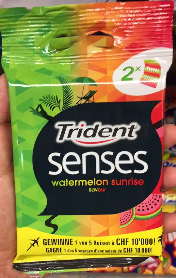 Senses watermelon sunrise flavour