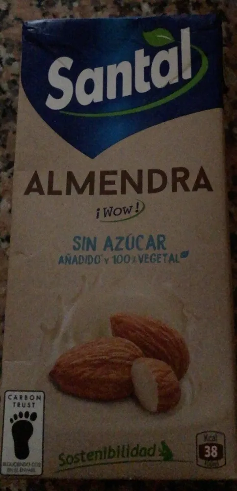 Leche de almendra sin azúcar
