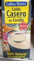 Caldo casero de cocido
