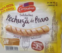Salchichas de pechuga de pavo