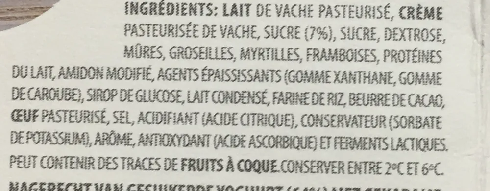 Caprichos de yoghourt crumble