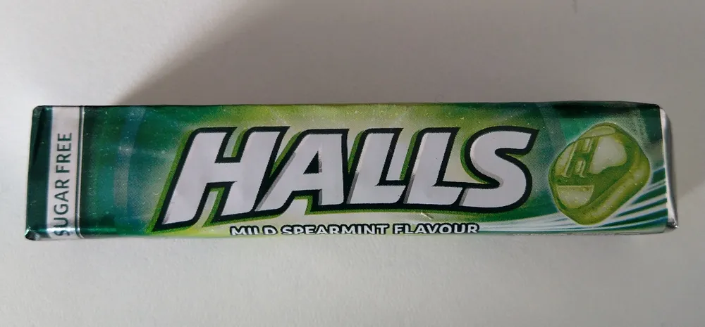 Halls Sugar Free Mild Spearmint Candy