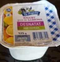 Yogur desnatado de limón con stevia