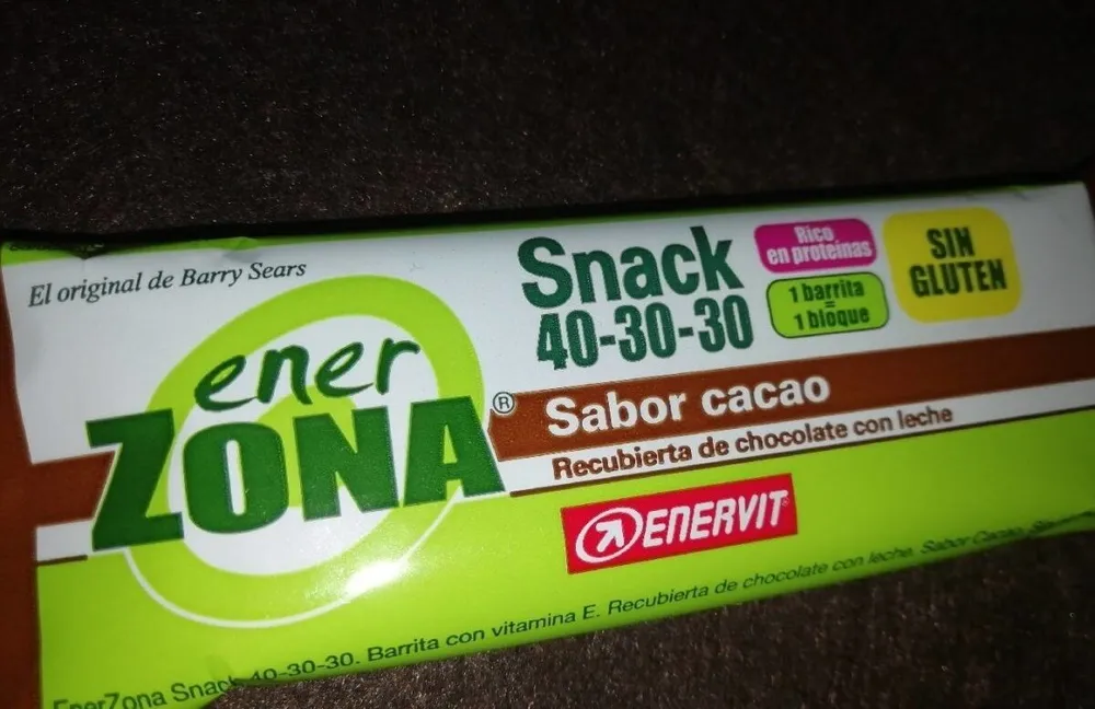 Snack sabor cacao
