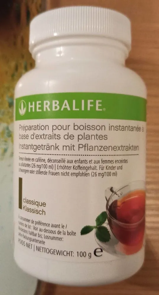 Préparation pour boisson instantanée