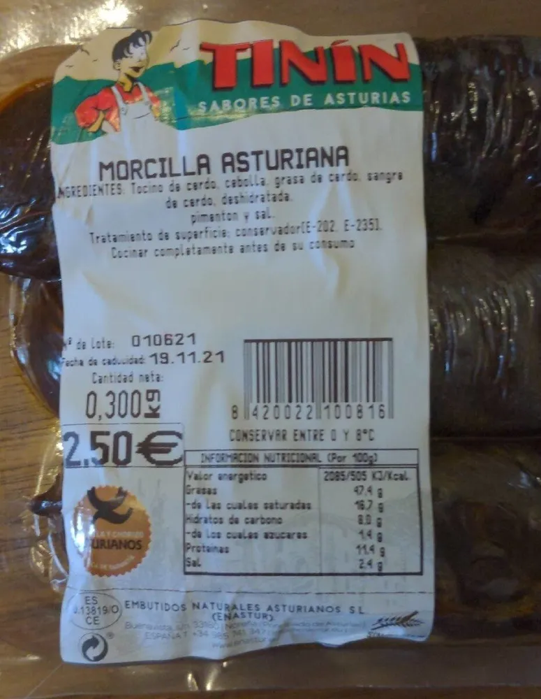 morcilla asturiana