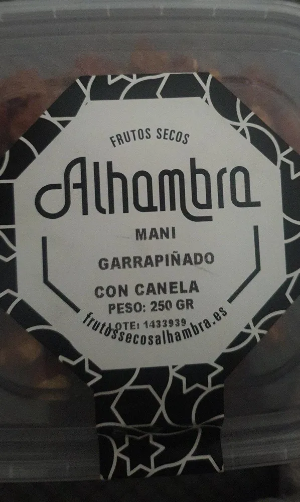 Mani garrapiñado con canela