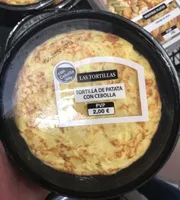 Tortilla de patata con cebolla