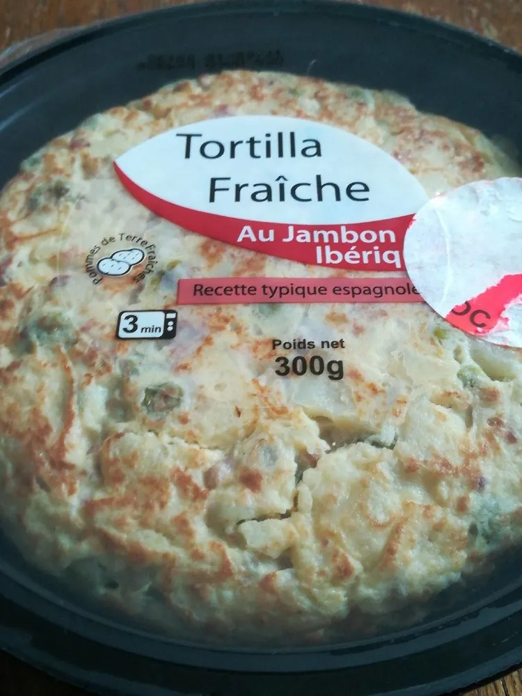 Tortilla fraiche au jambon ibérique