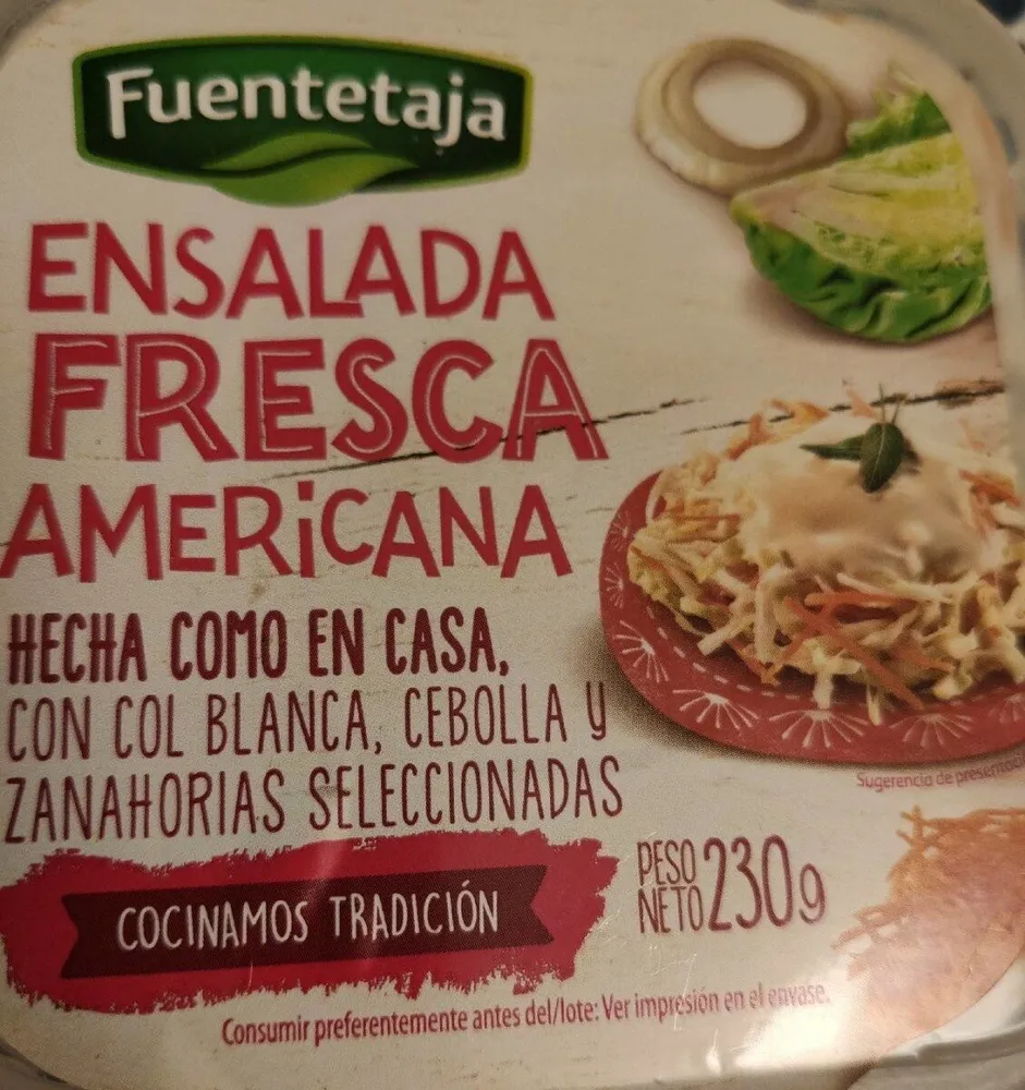 Ensalada fresca americana