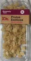 Piña en cubos