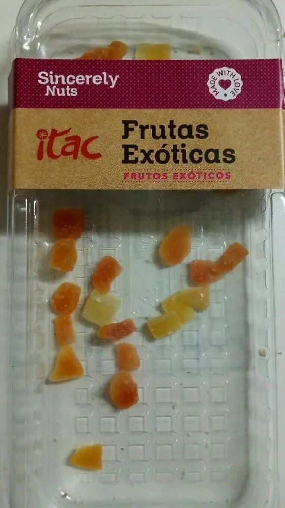 Papaya en cubos