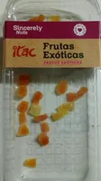 Papaya en cubos
