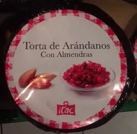 Torta de arándanos con almendras
