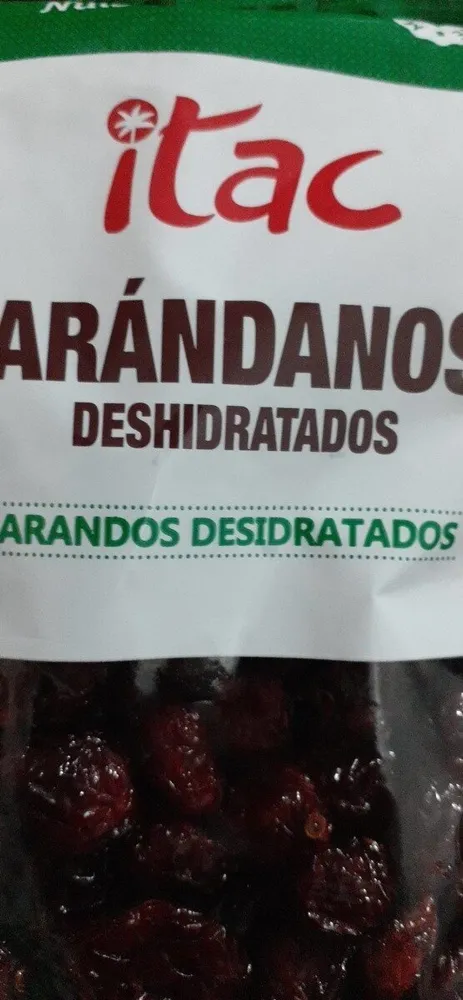 Arándanos deshidratados