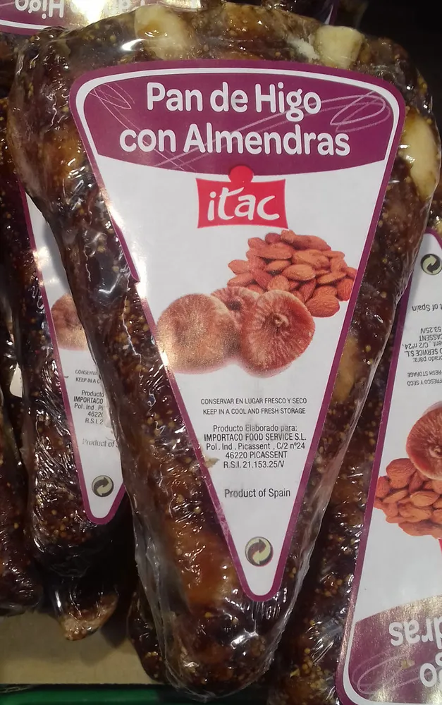 Pan de higo con almendras