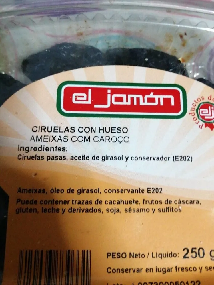 Ciruelas con hueso