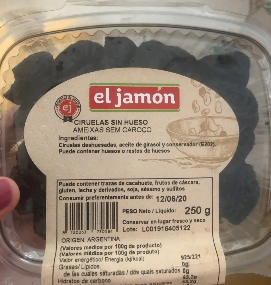 Ciruelas sin hueso