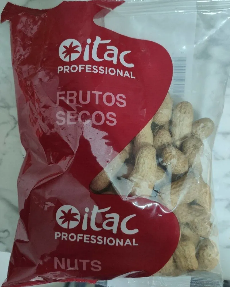 Cacahuetes tostados sin sal