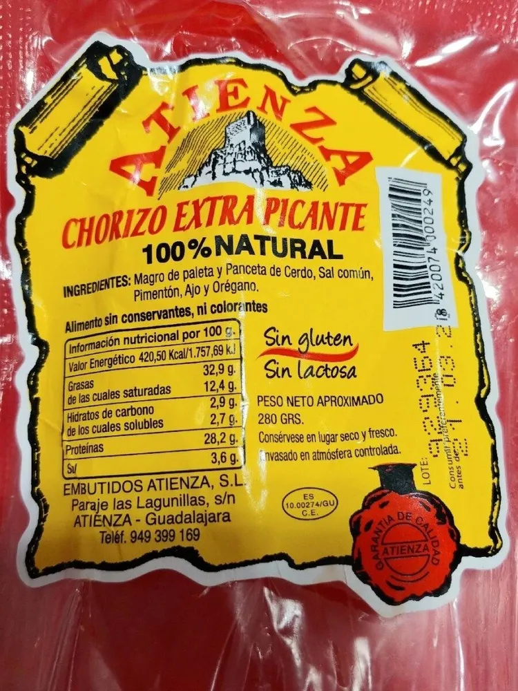 Chorizo extra picante