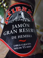 Jamón gran reserva de hembra