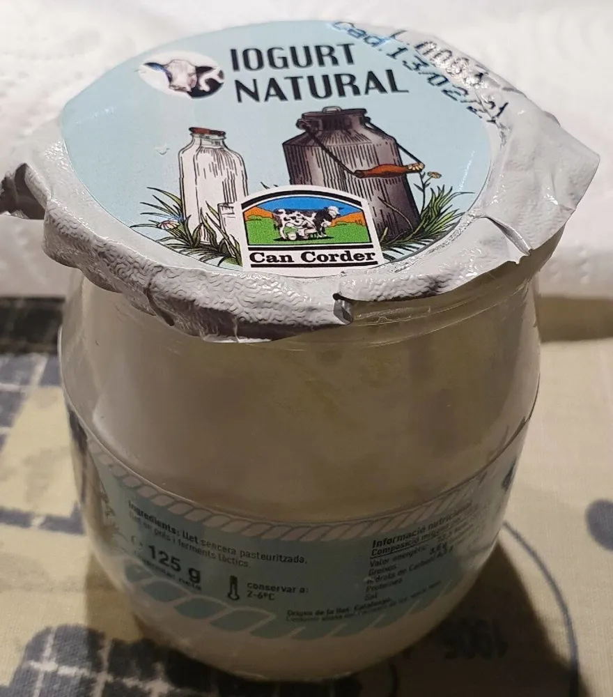 Iogurt natural Can Corder