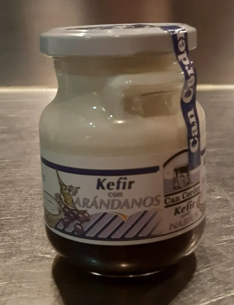 Kefir con arándanos