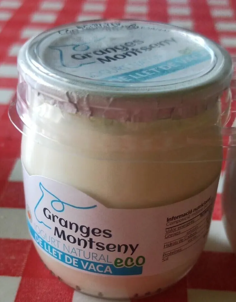Yogur de llet de vaca