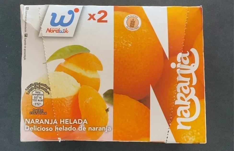 Naranja helada