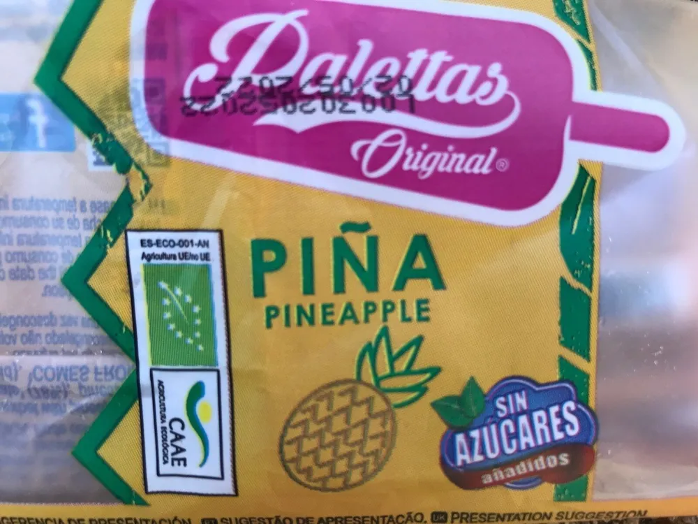 Helado piña