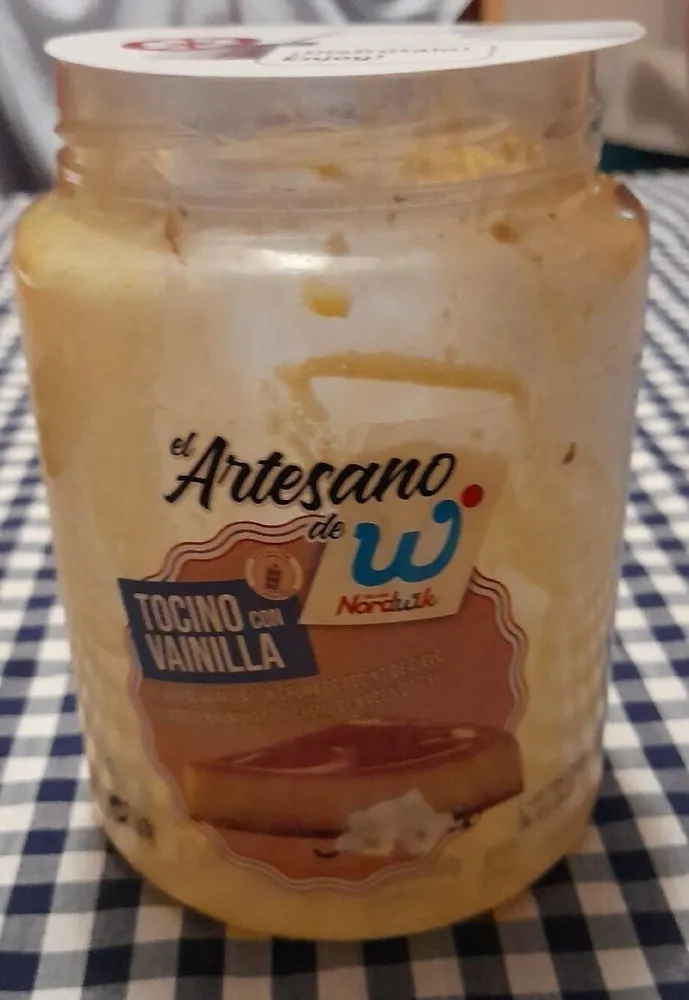 Helado tocino con vainilla