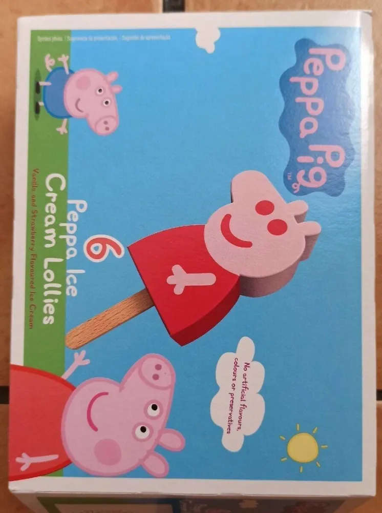 Peppa Ice Cream Lollies